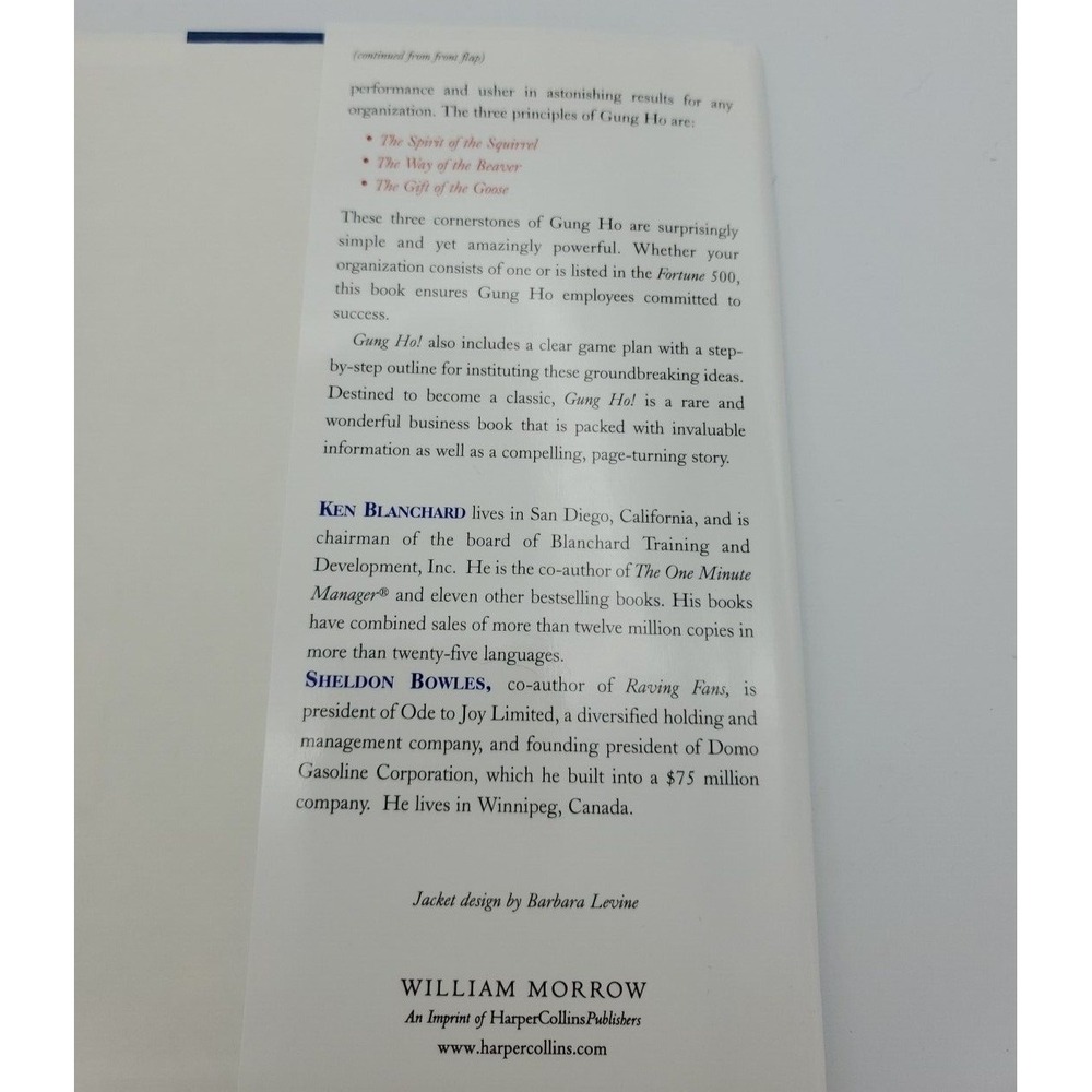 Gung Ho! Business Self Development Book By Ken Blanchard & Sheldon Bowles - Picture 11 of 16